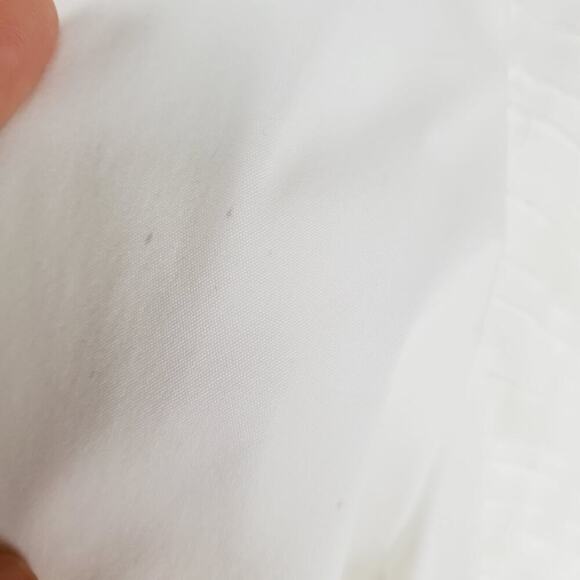 Lafayette 148 New York Long Sleeves Button Up Women Casual Classic White Top - Picture 6 of 13